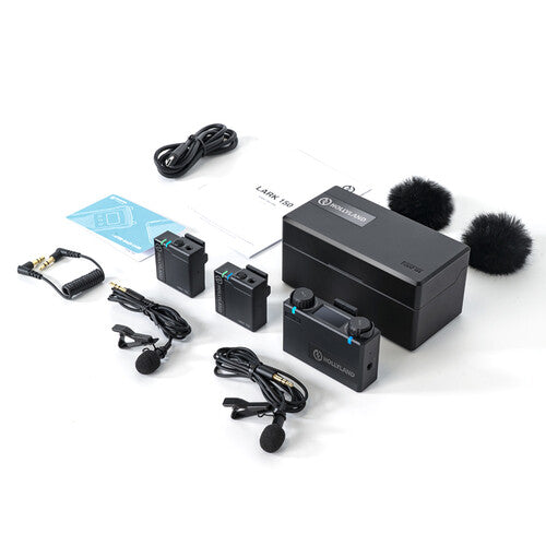 Hollyland LARK 150 Sistema de micrófono inalámbrico digital compacto DUO