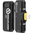 Hollyland Lark C1 Micrófono Lavalier inalámbrico para iPhone SOLO (Color negro)