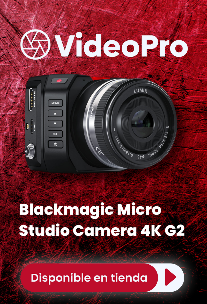 Blackmagic Micro Studio Camera una mini cámara perfecta para estudios y sets 