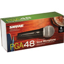 Micrófono vocal dinámico Shure PGA48 (Cable XLR)