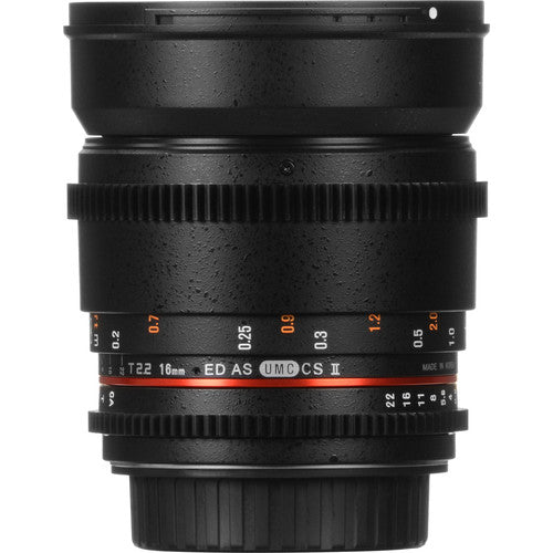 16mm T2.2 Cine DS Lens for Canon EF