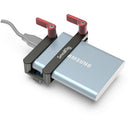 Monte para Samsung SSD T5 (oliva oscuro)