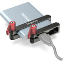 Monte para Samsung SSD T5 (oliva oscuro)