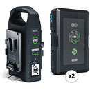 Kit de 2 baterías y cargador doble Anton/Bauer Go 90