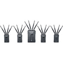 Hollyland Syscom 421. 4 transmisores con 1 receptor Sistema de transmisión de video/audio de 1800 pies