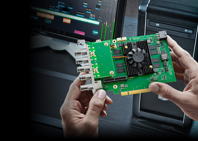  las tarjetas DeckLink son dispositivos de captura y reproducción de alta calidad que han logrado posicionarse como una referencia en la industria del cine, la televisión y la publicidad.