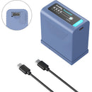 SmallRig L-Series / NP-F970 USB-C Battery (10,500mAh / 76.3Wh, Blue)