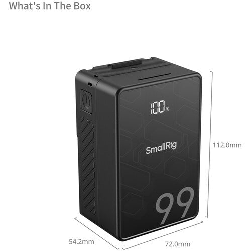 SmallRig VB99 SE Mini V-Mount Battery (6800mAh) 4608