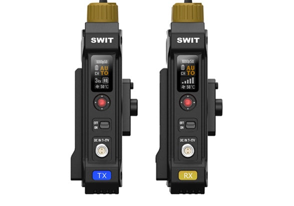 SWIT CREW – Sistema Inalámbrico de Video Profesional (1.2 km, RF Propietario, No WiFi)