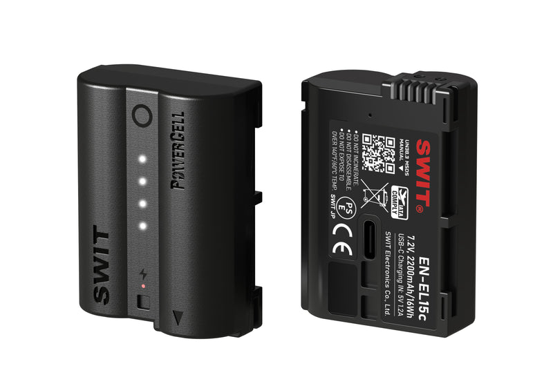 SWIT PowerCell EN-EL15C  Batería Profesional USB-C para Cámaras Nikon