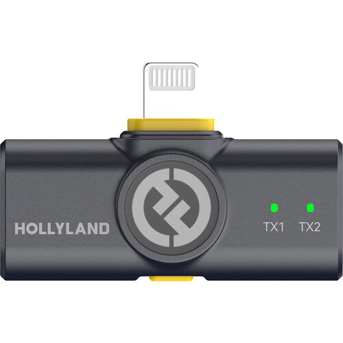 Hollyland LARK M2 DUO 2-Personas Combo Wireless Sistema de micrófono inalámbrico