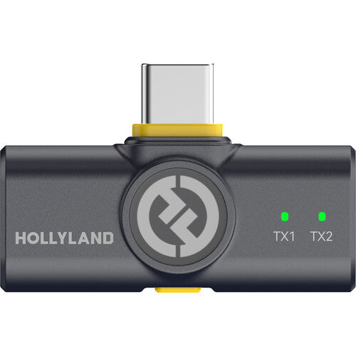 Hollyland LARK M2 DUO 2-Personas Combo Wireless Sistema de micrófono inalámbrico