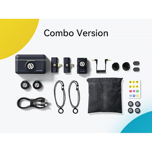 Hollyland LARK M2 DUO 2-Personas Combo Wireless Sistema de micrófono inalámbrico