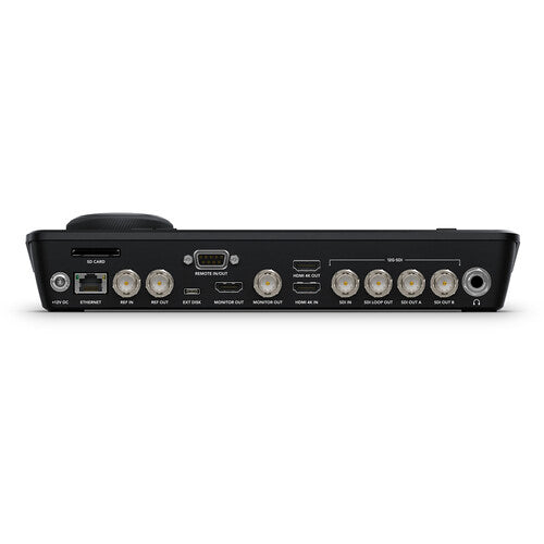 Blackmagic HyperDeck Shuttle 4K Pro – Grabador de Escritorio 4K con SSD 2TB, HDR y Teleprompter