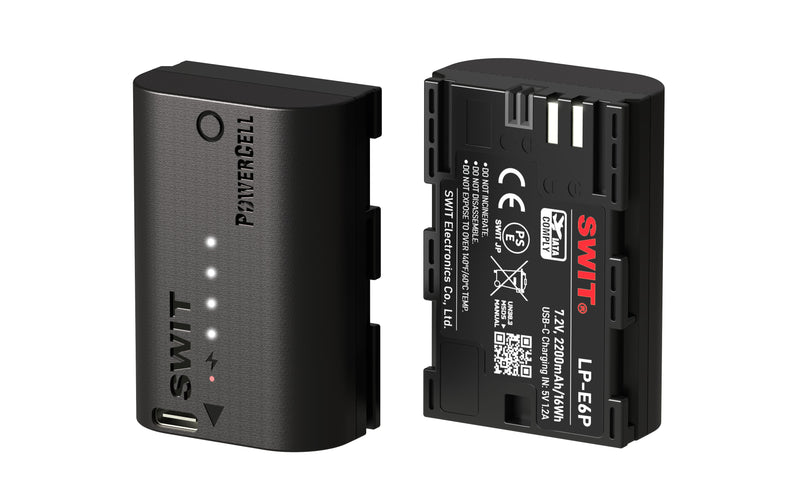Swit PowerCell LP-E6P – Batería Profesional USB-C para Cámaras Canon
