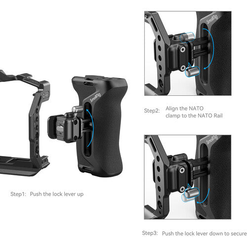 Mango lateral NATO de cierre rápido a presión SmallRig 4017