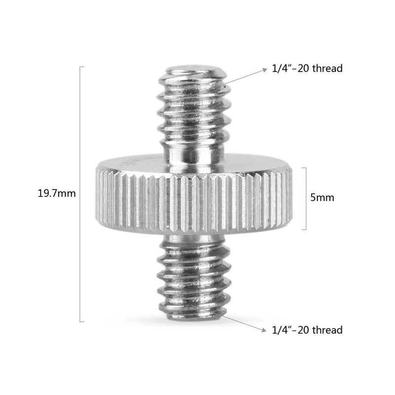 Adaptador de tornillo roscado macho de 1/4 a 1/4 SmallRig 828