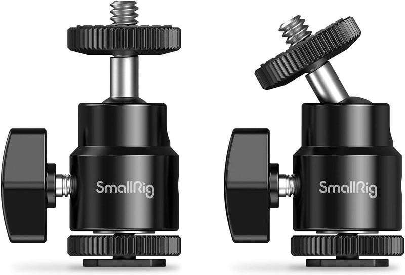 Microcabezales con zapata para cámaras SmallRig 2059 (Paquete de 2)