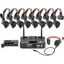 Hollyland Solidcom C1 Pro-Hub8S ENC — Sistema de Intercomunicación Inalámbrico Full-Dúplex para 9 Personas con Hub
