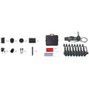 Hollyland Solidcom C1 Pro-Hub8S ENC — Sistema de Intercomunicación Inalámbrico Full-Dúplex para 9 Personas con Hub