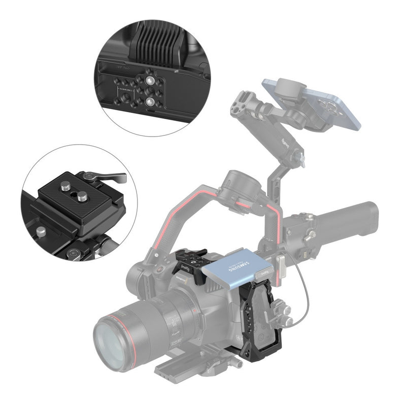 Media Jaula de SmallRig para cámaras Blackmagic Pocket Cinema  6K Pro / 6K G2 3665