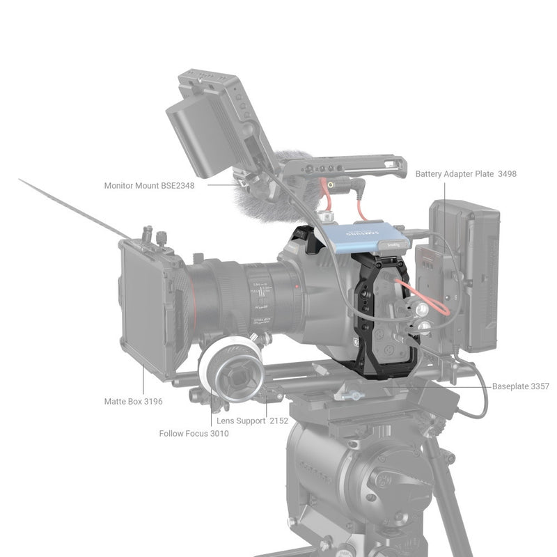 Media Jaula de SmallRig para cámaras Blackmagic Pocket Cinema  6K Pro / 6K G2 3665