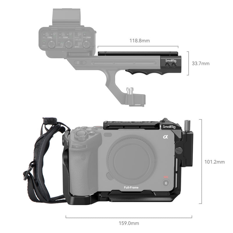 Kit de jaula de mano para Sony FX30 / FX3 SmallRig (4139)