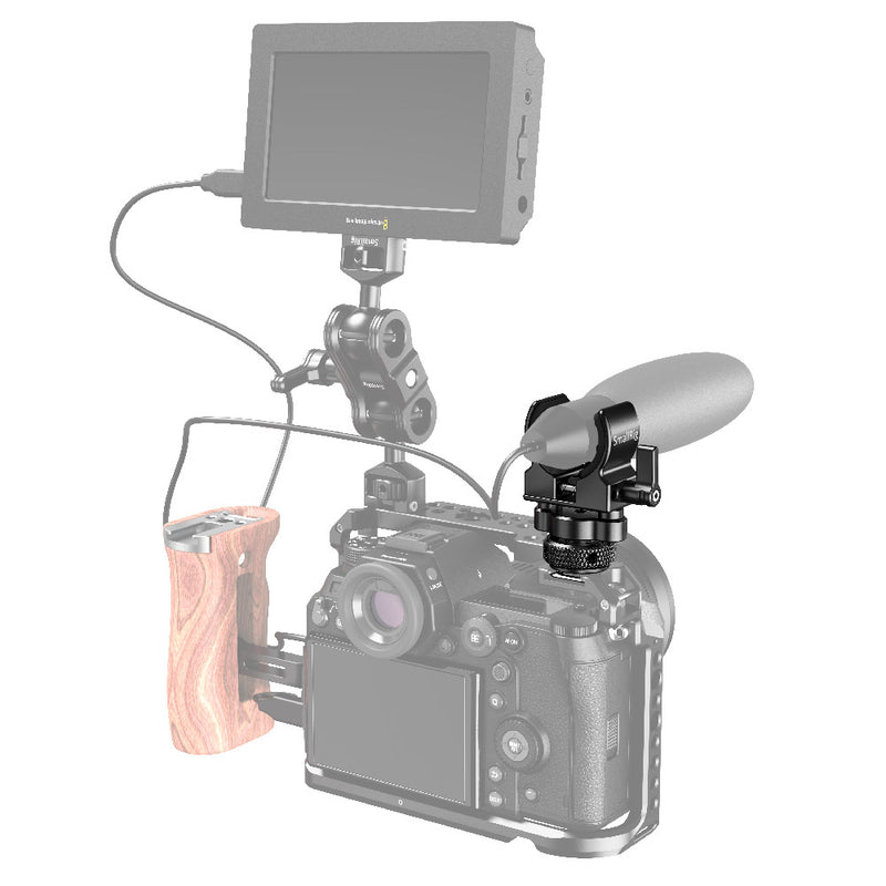 Soporte Micrófono y Clip de Micrófonos con Adaptador de Cold Shoe - SmallRig BSM2352