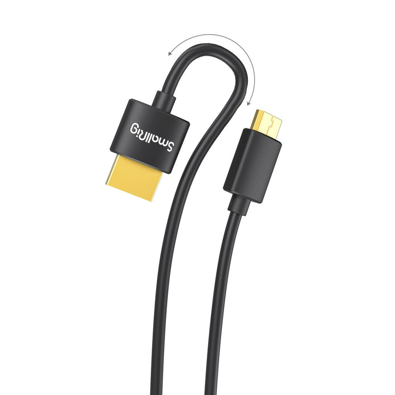 Cable Mini HDMI a HDMI Ultra Slim 4K de 35cm SmallRig 3040