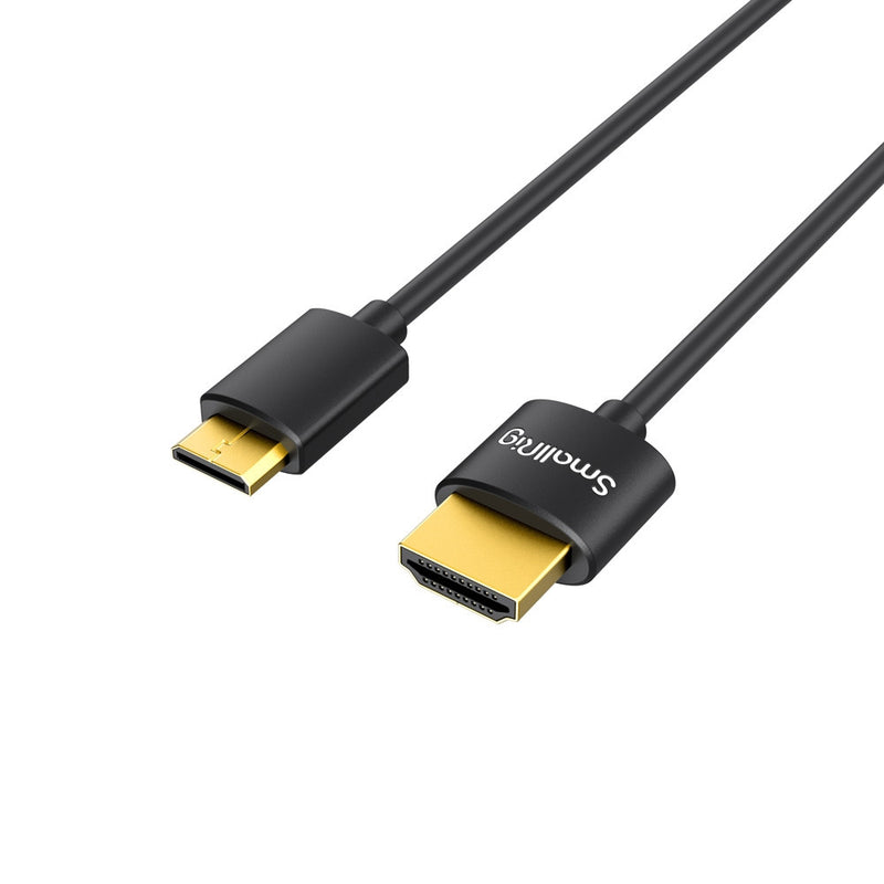 Cable Mini HDMI a HDMI Ultra Slim 4K de 35cm SmallRig 3040