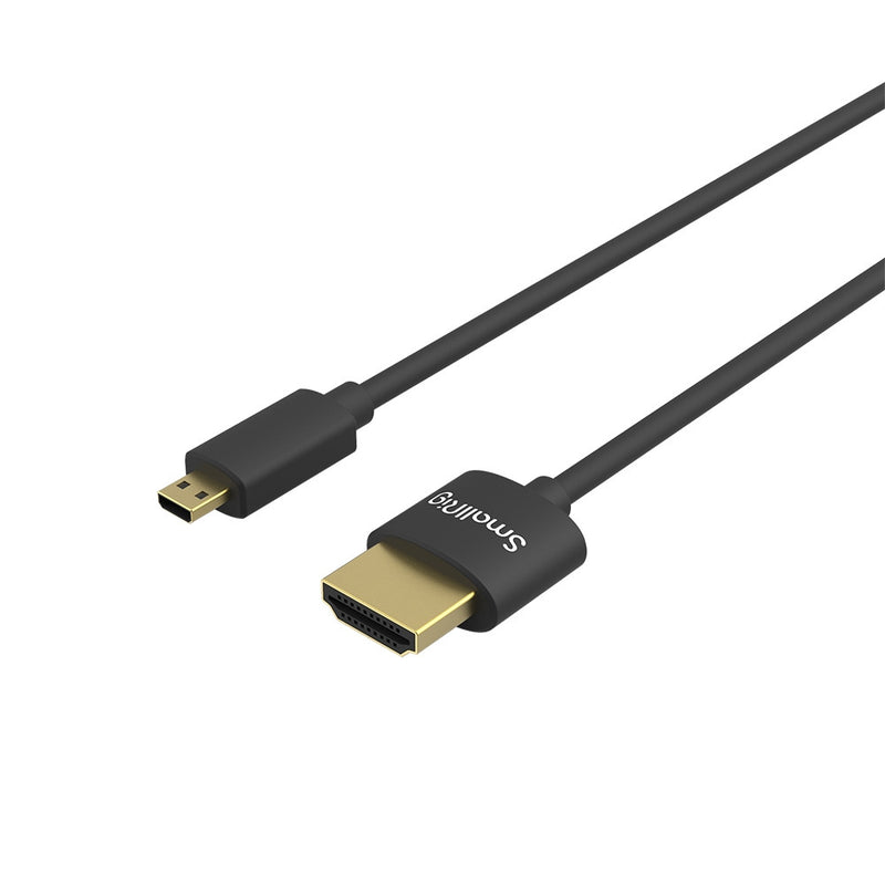Cable micro HDMI a HDMI Ultra Slim 4K de 35cm SmallRig 3042