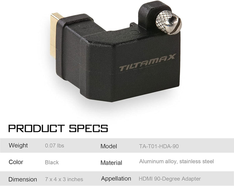 Adaptador HDMI de 90 Grados Tilta para BMPCC 4K