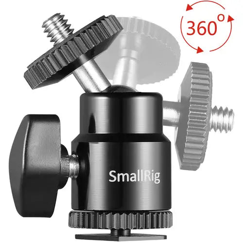 Microcabezales con zapata para cámaras SmallRig 2059 (Paquete de 2)