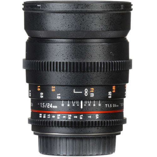 24mm T1.5 Cine DS Lens for Canon EF