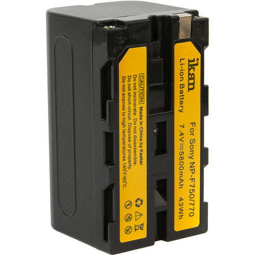 Batería ikan NP-F750 compatible con L-Series (7.4V, 5800 mAh)