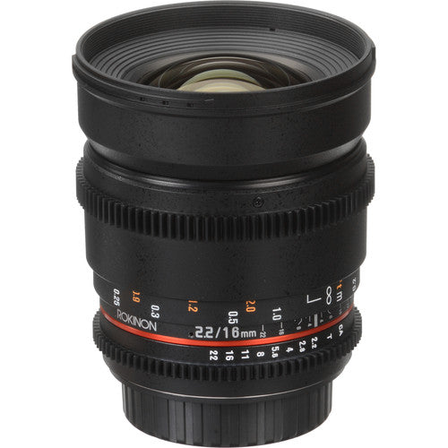 16mm T2.2 Cine DS Lens for Canon EF