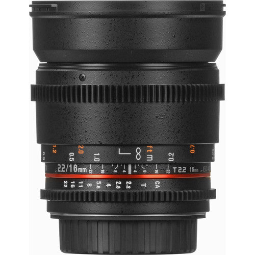 16mm T2.2 Cine DS Lens for Canon EF