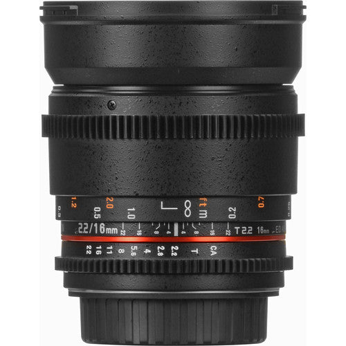 16mm T2.2 Cine DS Lens for Canon EF