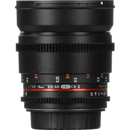 16mm T2.2 Cine DS Lens for for MFT