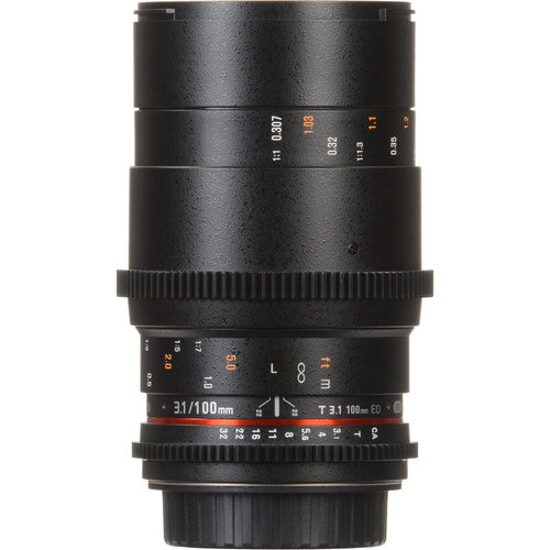 100mm T3.1 Cine DS Lens for Canon EF