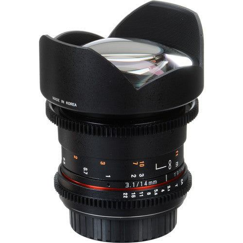 14mm T3.1 Cine DS Lens for MTF