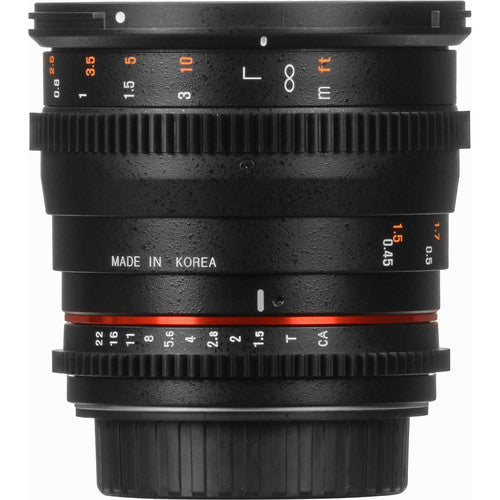 50mm T1.5 Cine DS Lens for Canon EF