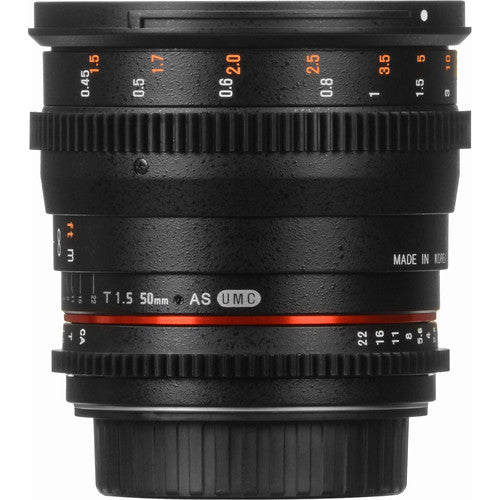 50mm T1.5 Cine DS Lens for Canon EF