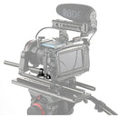 15mm vástago simple abrazadera para BMPCC 4K y 6K Jaula