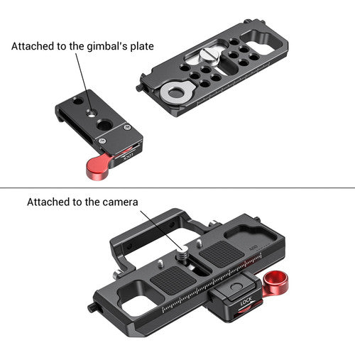 Kit de desplazamiento para BMPCC 4K y 6K y Ronin S Grúas 2 Moza aire 2