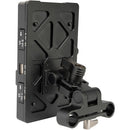 Placa STRATUS V-montaje de la batería w / 15mm Montaje de Rod de la cámara BMPCC6K