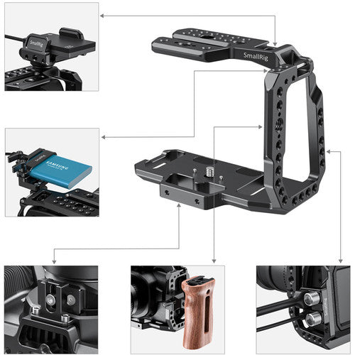 Jaula del medio para Blackmagic BMPCC 4K y 6K