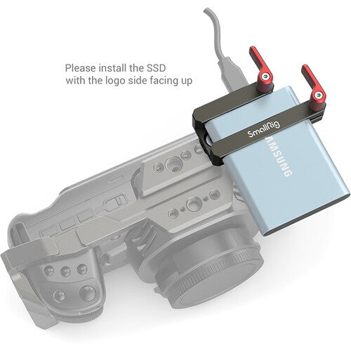 Monte para Samsung SSD T5 (oliva oscuro)