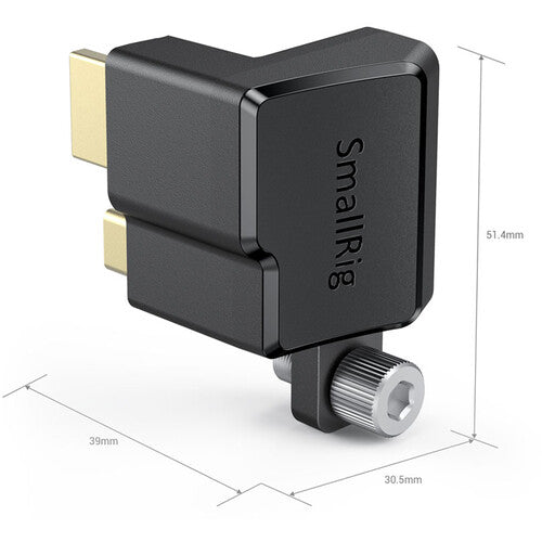 HDMI y adaptador en ángulo recto-Tipo-C para BMPCC 4K cámara