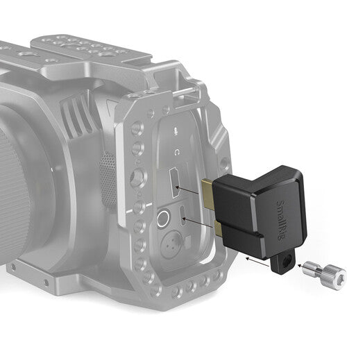 HDMI y adaptador en ángulo recto-Tipo-C para BMPCC 4K cámara